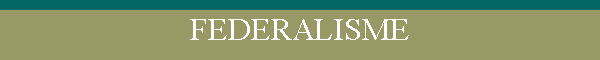 FEDERALISME
