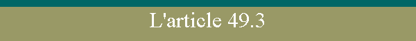 L'article 49.3